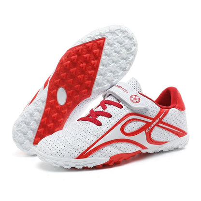 Chaussures de football professionnelles d'intérieur pour enfants, chaussures de terrain de football pour garçons, baskets originales, match rapide, TF, AG Society, Aleats