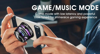 Haut-parleur Bluetooth magnétique d'extérieur, Mini haut-parleur stéréo de voyage Portable sans fil avec lumière de couleur rvb et support de téléphone pour Ios