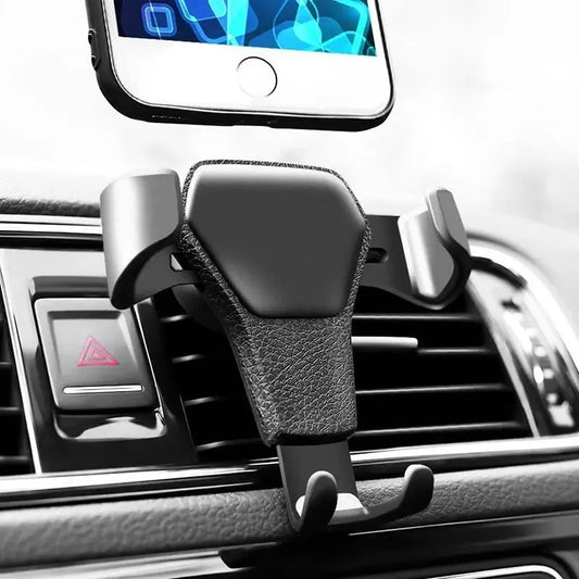 Support de téléphone automatique universel par gravité, Clip de ventilation de voiture, Support de téléphone portable, Support de téléphone portable pour iPhone, Android