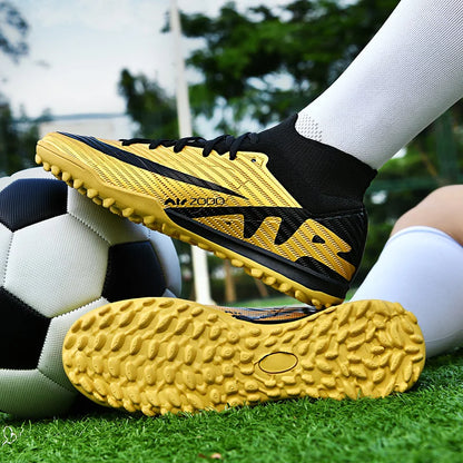 Original nouveaux hommes chaussures de Football chaussures de Football professionnel crampons de société chaussures de Football rapide en salle bottes de Football d'entraînement