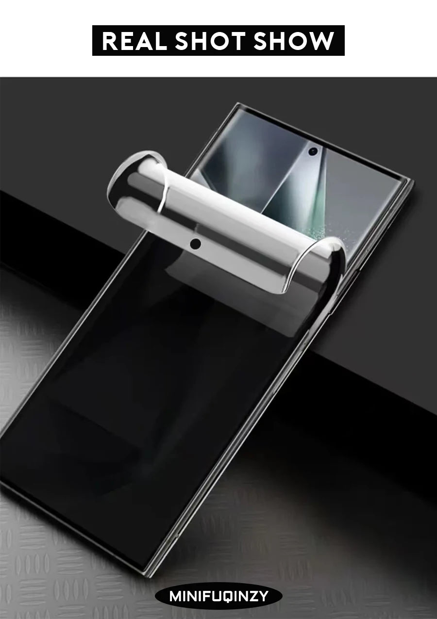 Film auto-réparateur pour Samsung Galaxy S25 Ultra S24 S23 S22 S20 Plus, 3 pièces, protecteur d'écran de confidentialité, déverrouillage S21 5G Note 20, pas du verre
