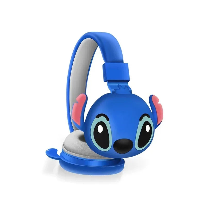 Nouveau Disney point sans fil Bluetooth casque AH-806 HIFI stéréo son pliable casques avec micro Anime dessin animé enfants cadeau