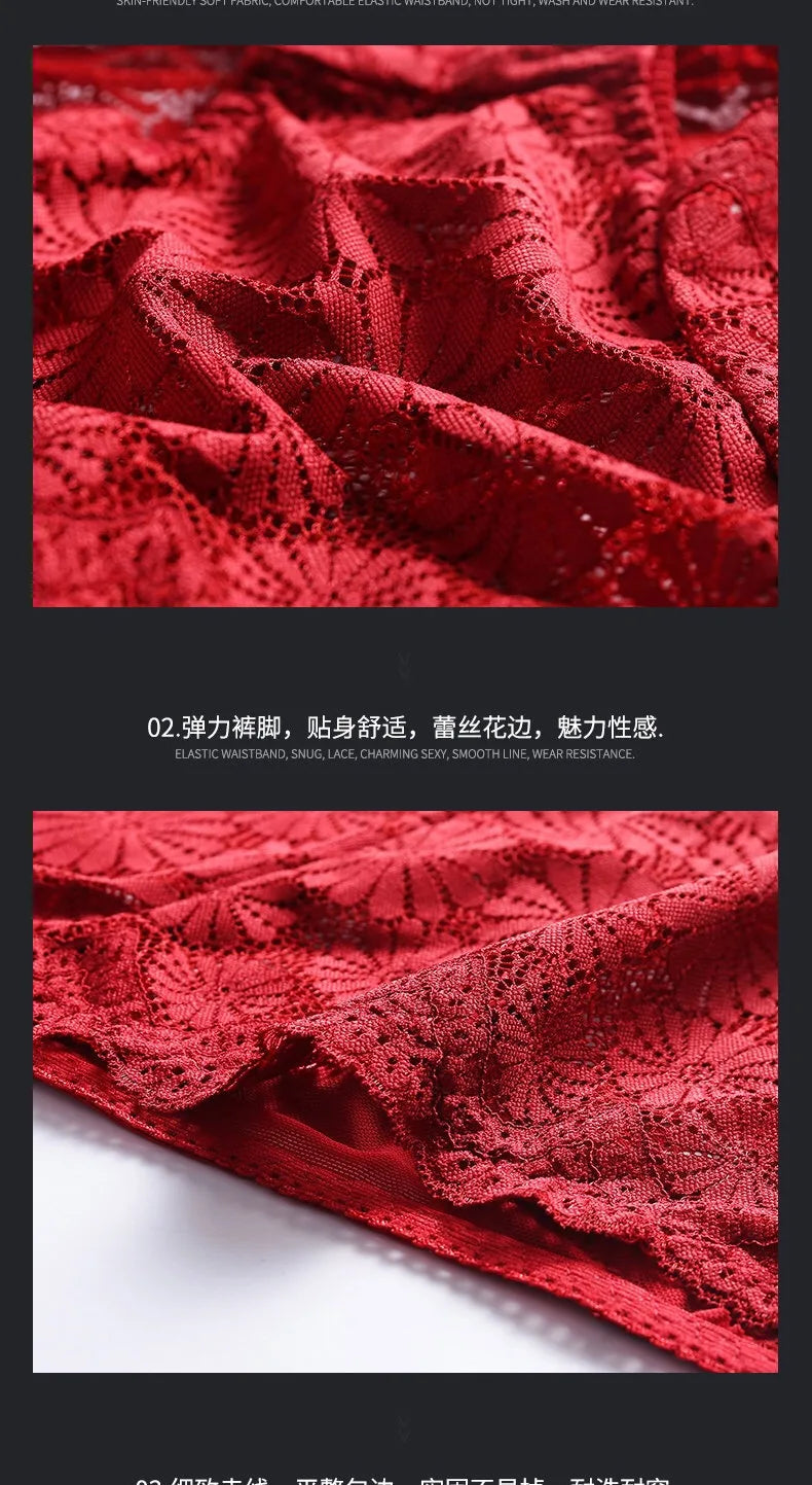 Sous-vêtements femmes taille haute lingerie sexy femmes évidé dentelle grande taille culottes slips ropa intérieur femenina ropa mujer